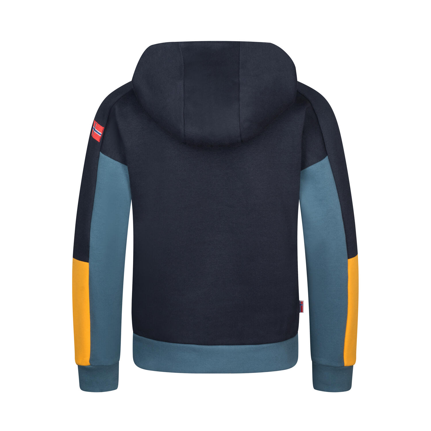 Kinder Hoodie RONDANE Schwarz/Stahlblau/Mango 2/2