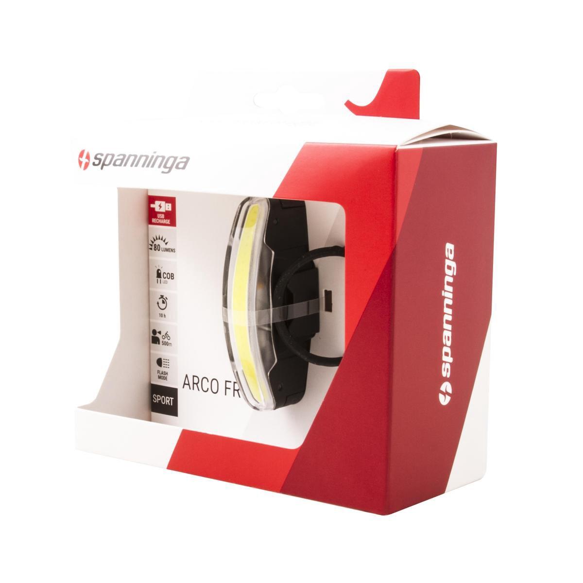 Luce anteriore montata sul manubrio - batteria li-po usb (5/1) Spanninga 3/6