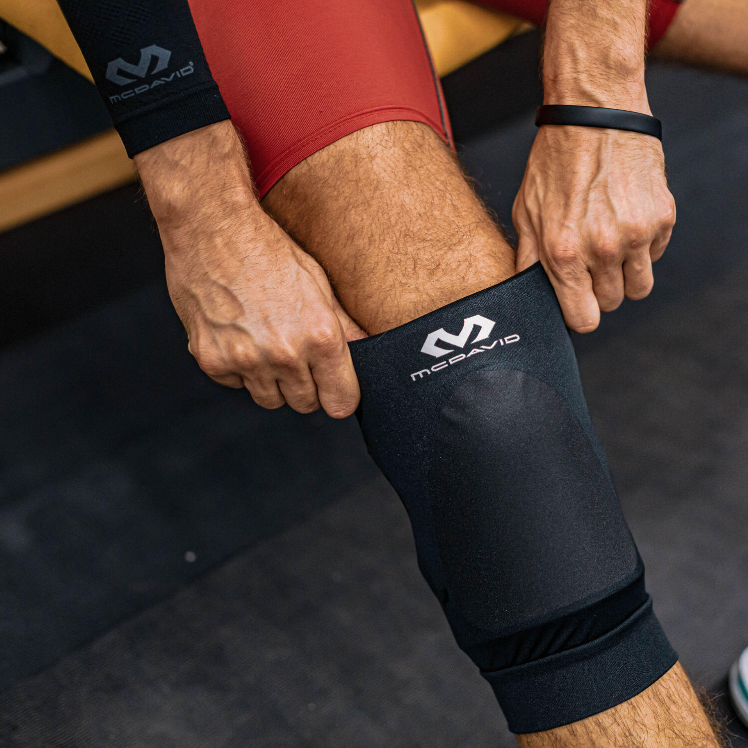 Mcdavid Ginocchiera Pro Per Pallamano - Protezione Con Schiuma EVA E Rivestimento In Kevlar, Taglia Unica