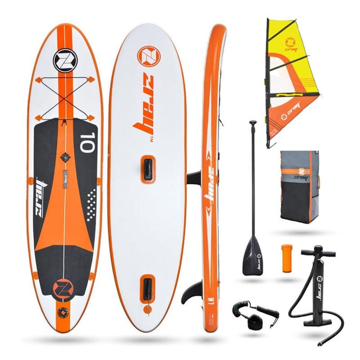 ZRAY SUP/ Windsurfboard aufblasbar Windsurf Dropstitch 305x81x15cm (10'x32"x6")