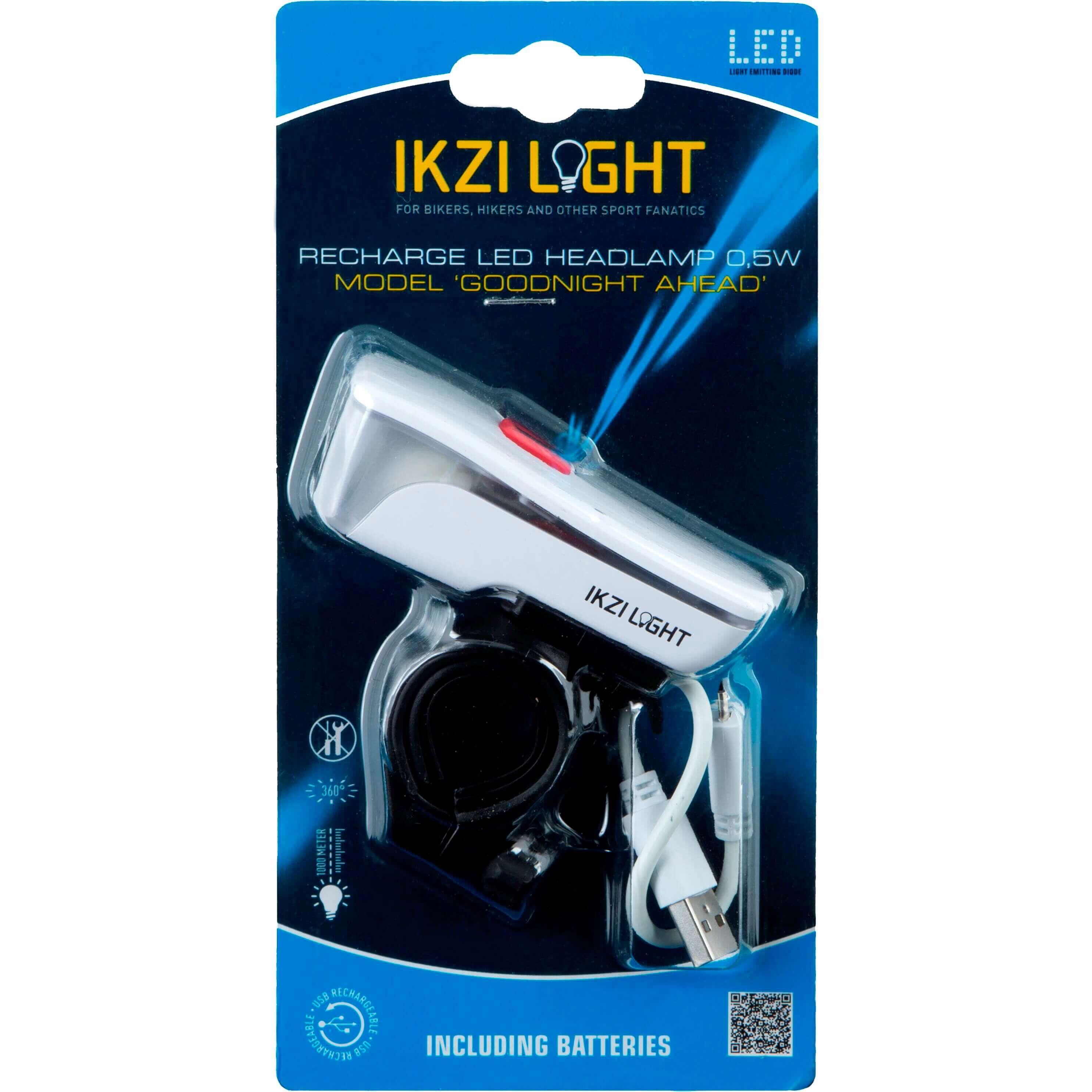 Ikzi Goodnight Faro Anteriore USB Ricaricabile 2/4