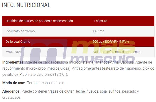 Picolinate de Chrome - 90 caps de BIG 4/4