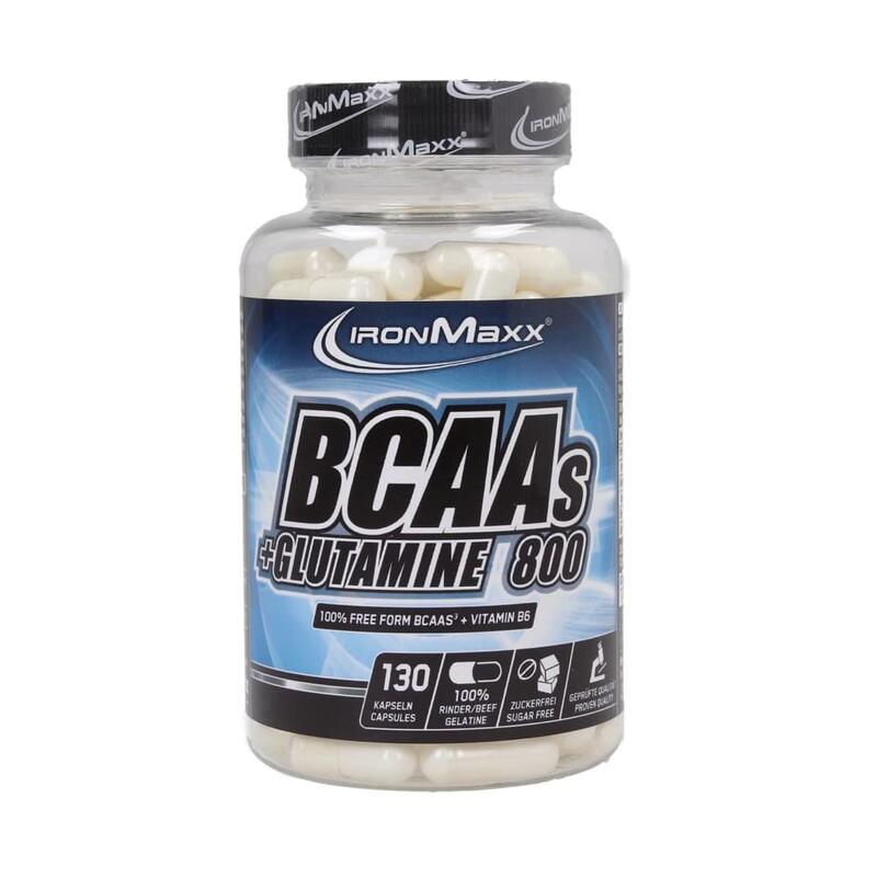 BCAAs + Glutamin 800 130caps IronMaxx