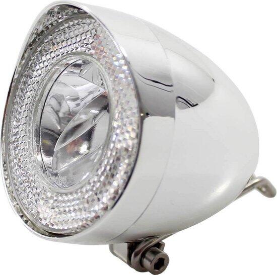 Union UN-4930 Faro Dynamo Retro LED 40 Lux Cromato. 2/3