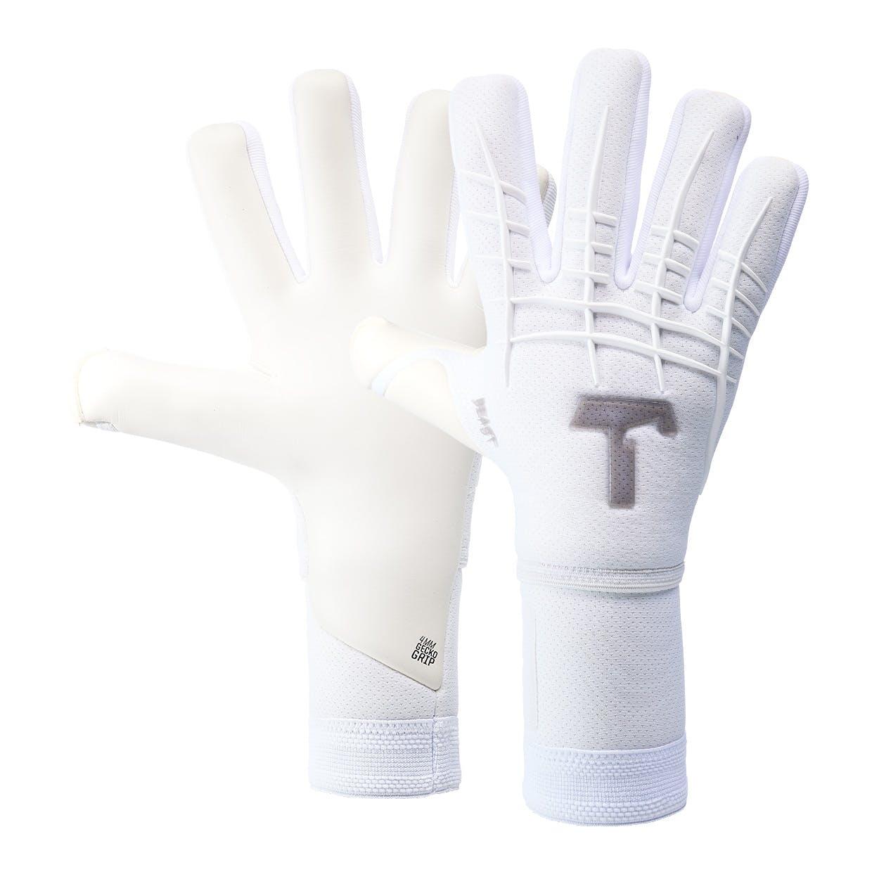 Keepershandschoenen voetbal volwassenen White Beast 3.0 met Fingersave 2/6