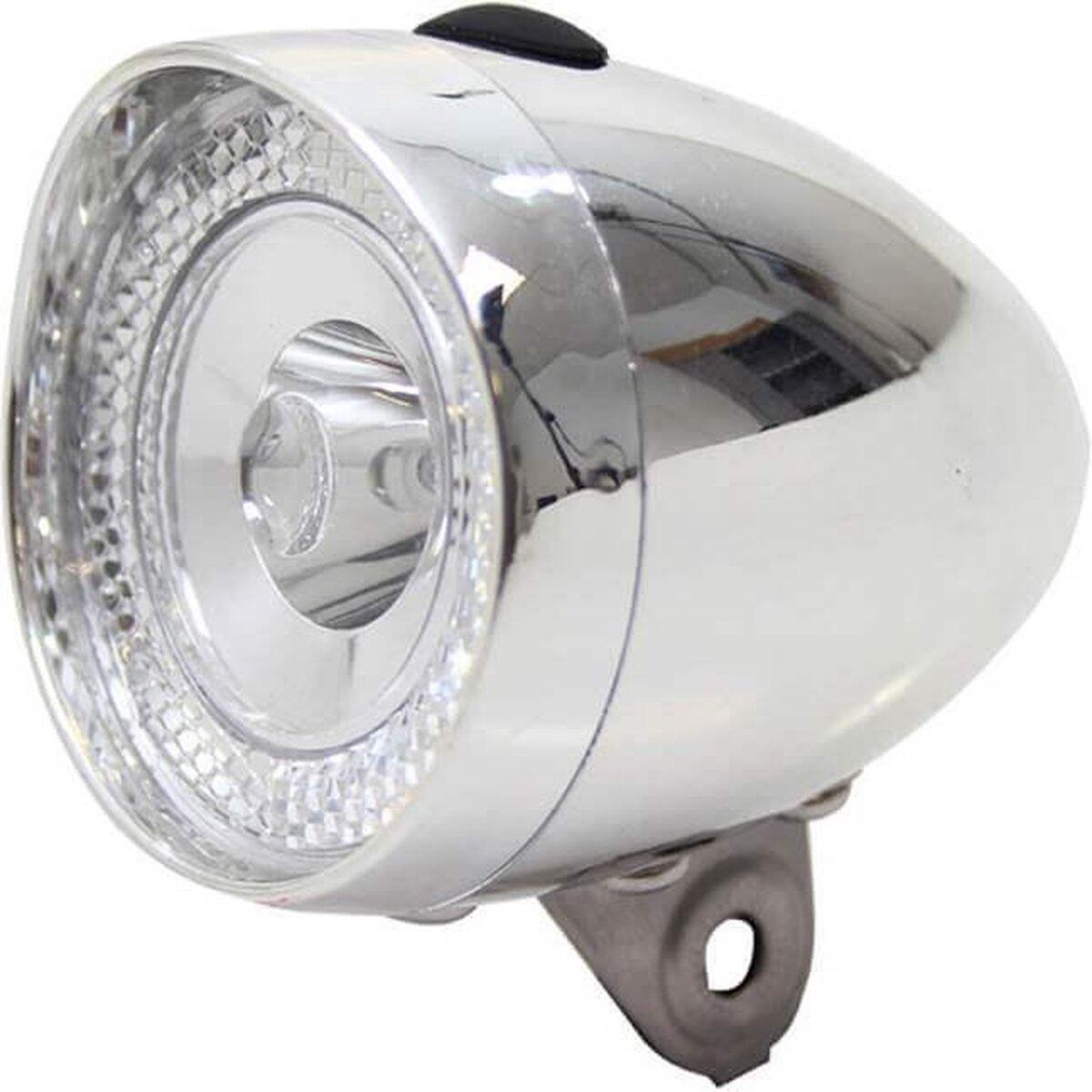 koplamp UN-4955 Retro mini batterij chroom oem 3/3