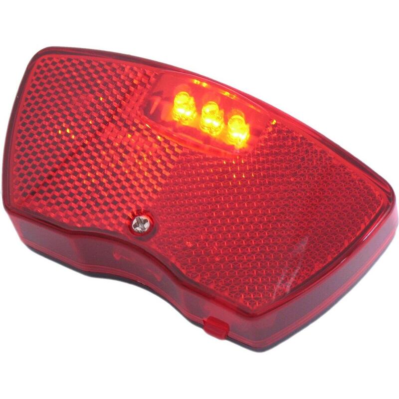 Lampa Tylna Do Bagażnika City - 3 Diody Led -80Mm - Zawiera Baterie (Na Karcie)