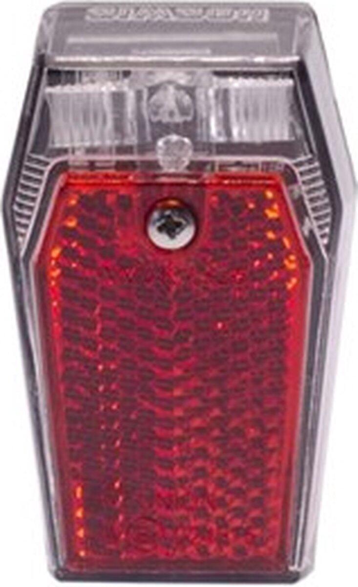 Simson Fanale Posteriore Mini a Batterie per Parafango Rosso. 4/5