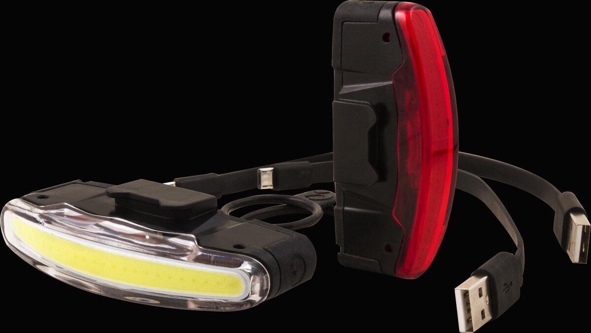 ECLAIRAGE VELO KIT ARCO AV+AR USB 80+30 Lux 2/6