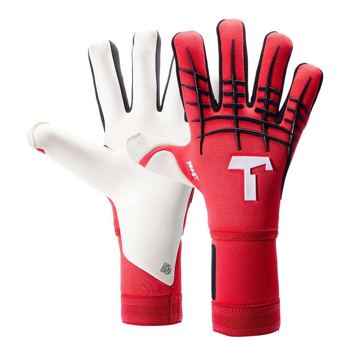Gants de Gardien de But Football Adulte Red Beast 3.0 avec Barrettes 2/6