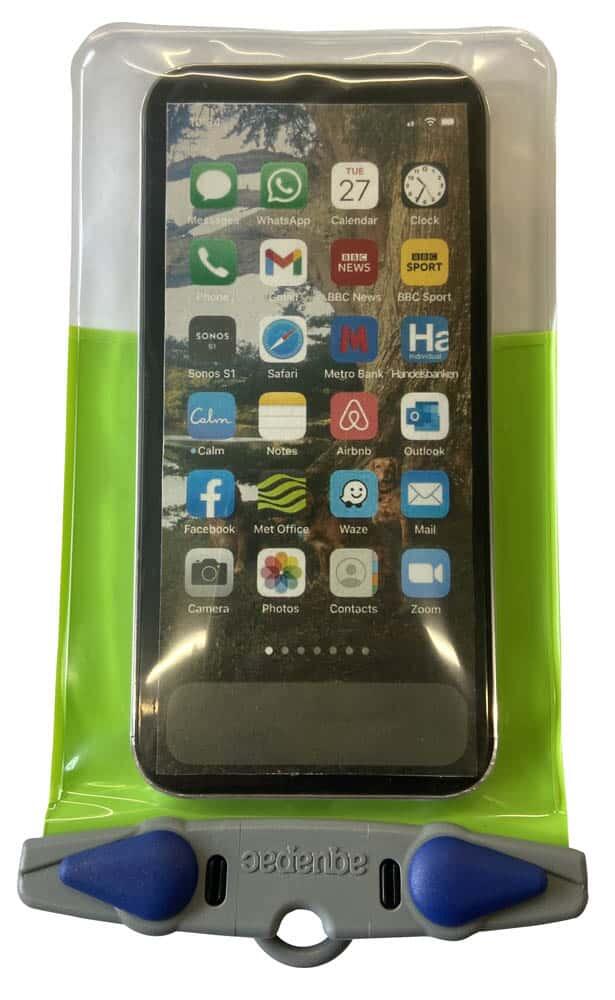 AQUAPAC Waterproof Phone Case Plus Green