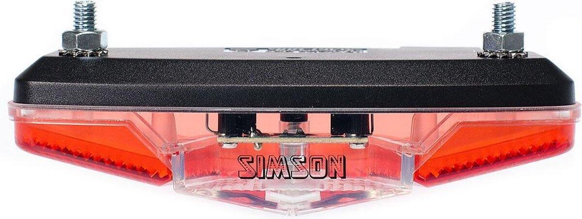 Feu arrière Simson Coast 1 LED pour porte-bagages 3/5