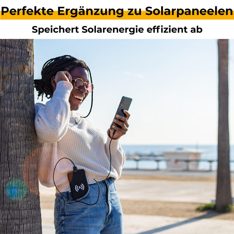 Sunnybag POWERPACK 10.000 Autostart Wireless Charging | Auch für Solarpanele