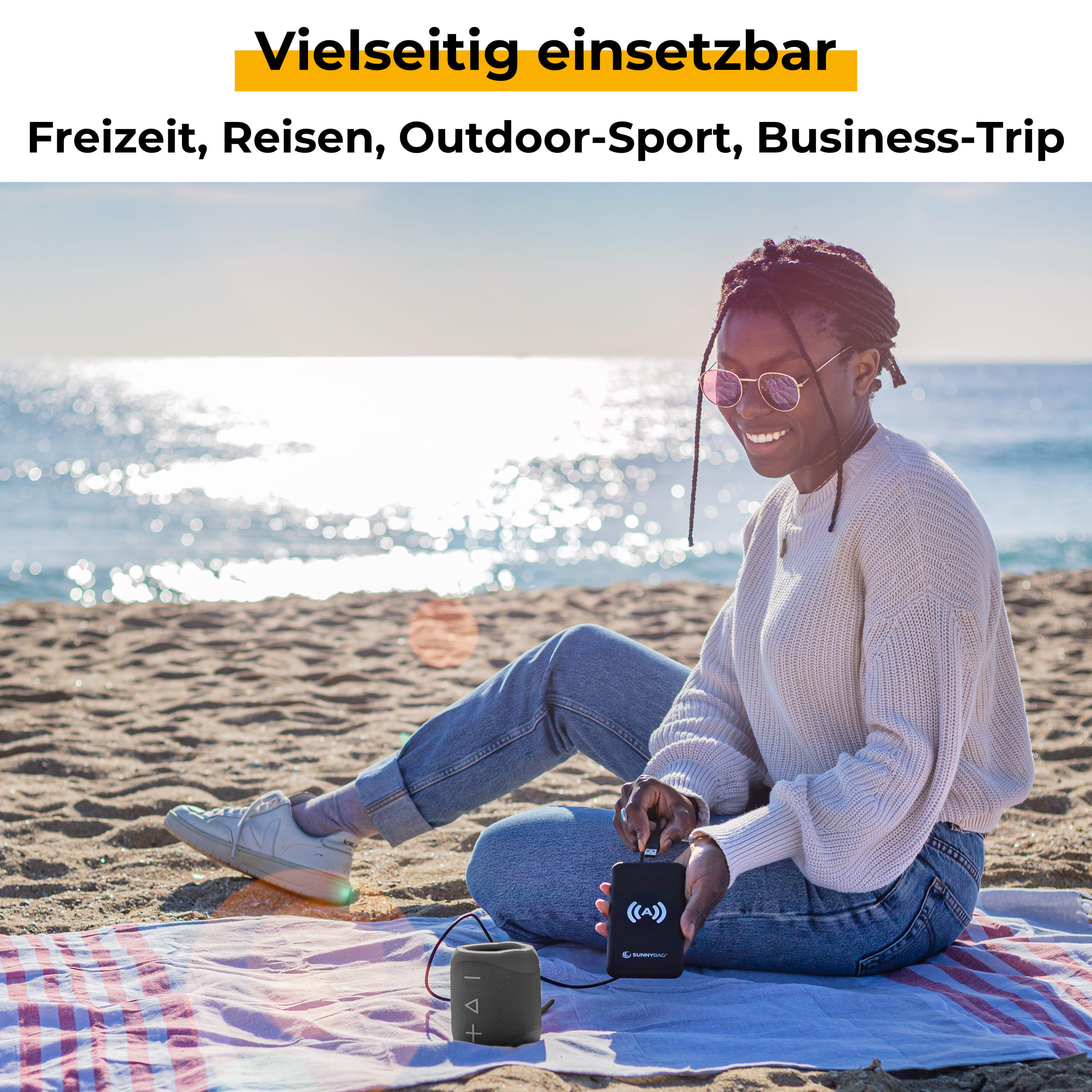 Sunnybag POWERPACK 10.000 Autostart Wireless Charging | Auch für Solarpanele 2/7