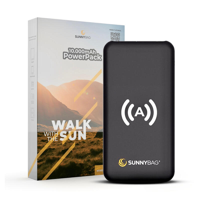 Sunnybag POWERPACK 10.000 Autostart Wireless Charging | Auch für Solarpanele