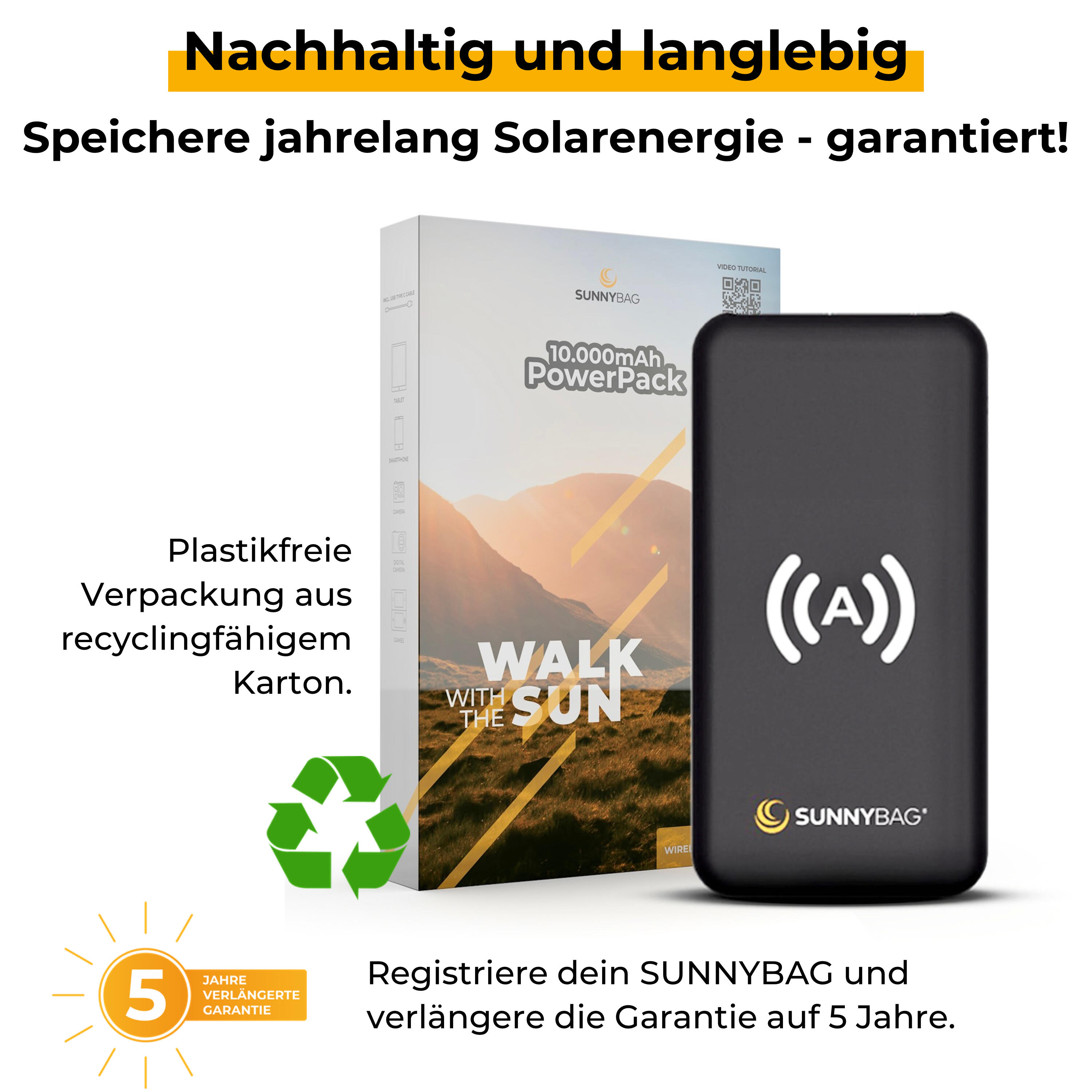 Sunnybag POWERPACK 10.000 Autostart Wireless Charging | Auch für Solarpanele 7/7