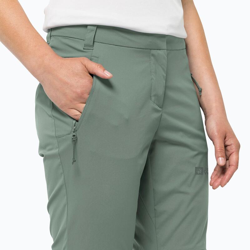 Női nadrág, Jack Wolfskin Glastal Zip Off Pants W, zöld
