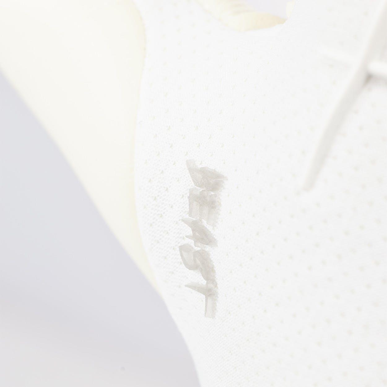 Keepershandschoenen voetbal volwassenen White Beast 3.0 met Fingersave 4/6
