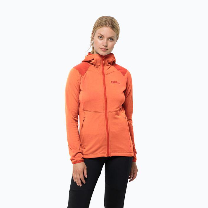 Veste de trekking femme Jack Wolfskin Kolbenberg Hooded FZ 1/5