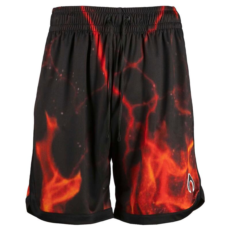 Nytrostar Shorts Mit Flames Red Print Erwachsene