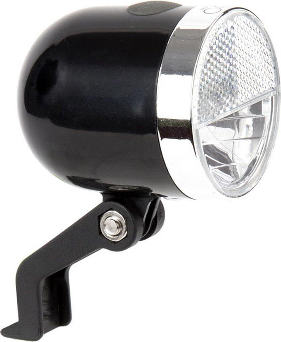 Ikzi Nero Faro LED 1W per Bicicletta con Staffa e Batterie. 2/4
