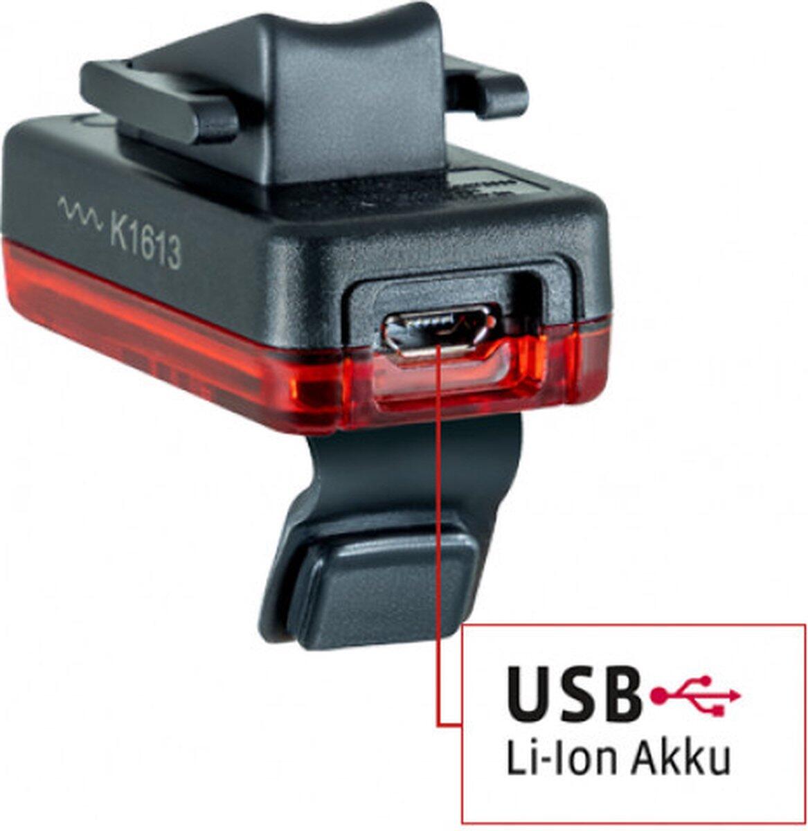 Set illuminazione Busch & Müller VDO Eco Light M90 USB + Red Plus USB. 3/5