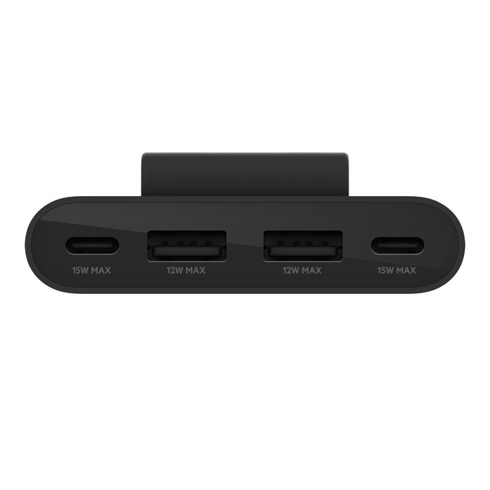 BELKIN - Prolongateur d'alimentation 4 ports USB 2m noir