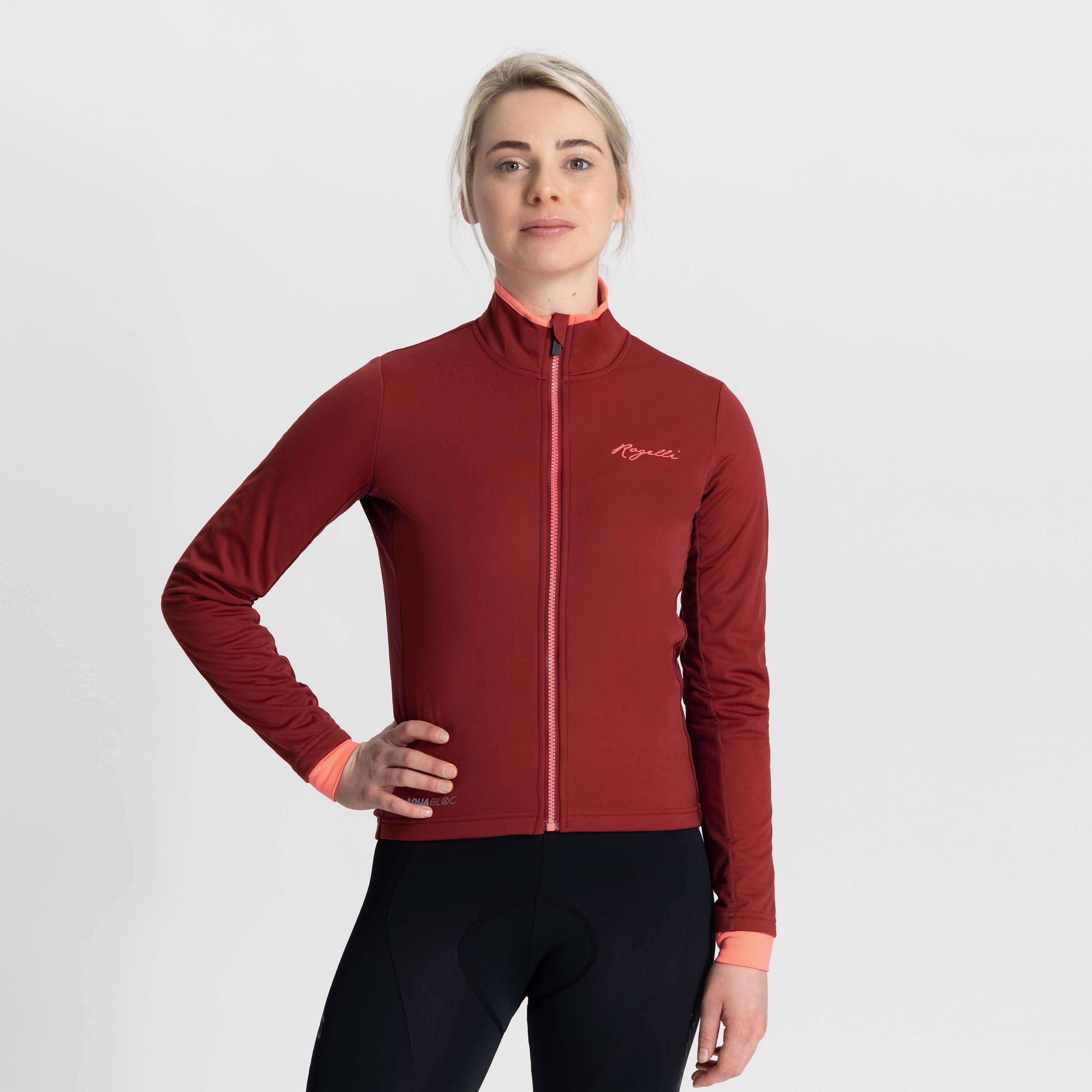Rogelli - Veste Velo Hiver Femme - Essential - Veste - Orange|rouge - 40 M - Decathlon