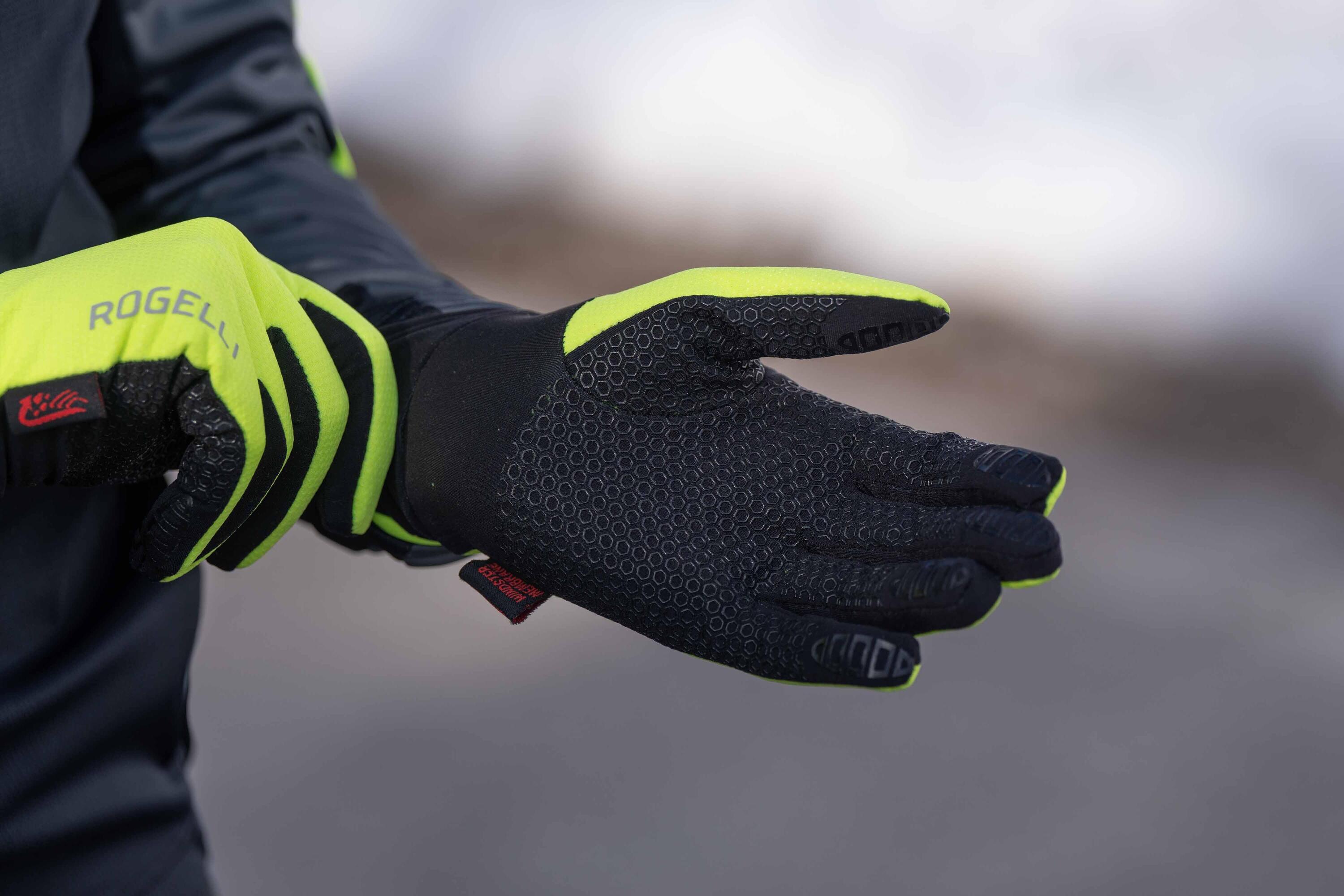 Fahrradhandschuhe Winter Herren Laval Fluor 3/4