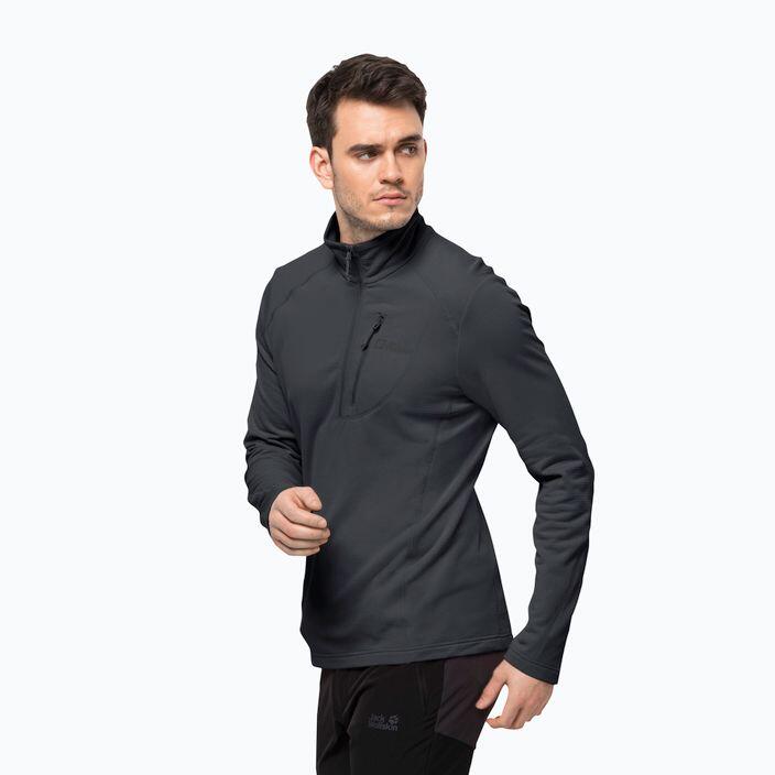 Hanorac pentru bărbați Jack Wolfskin Kolbenberg HZ fleece sweatshirt