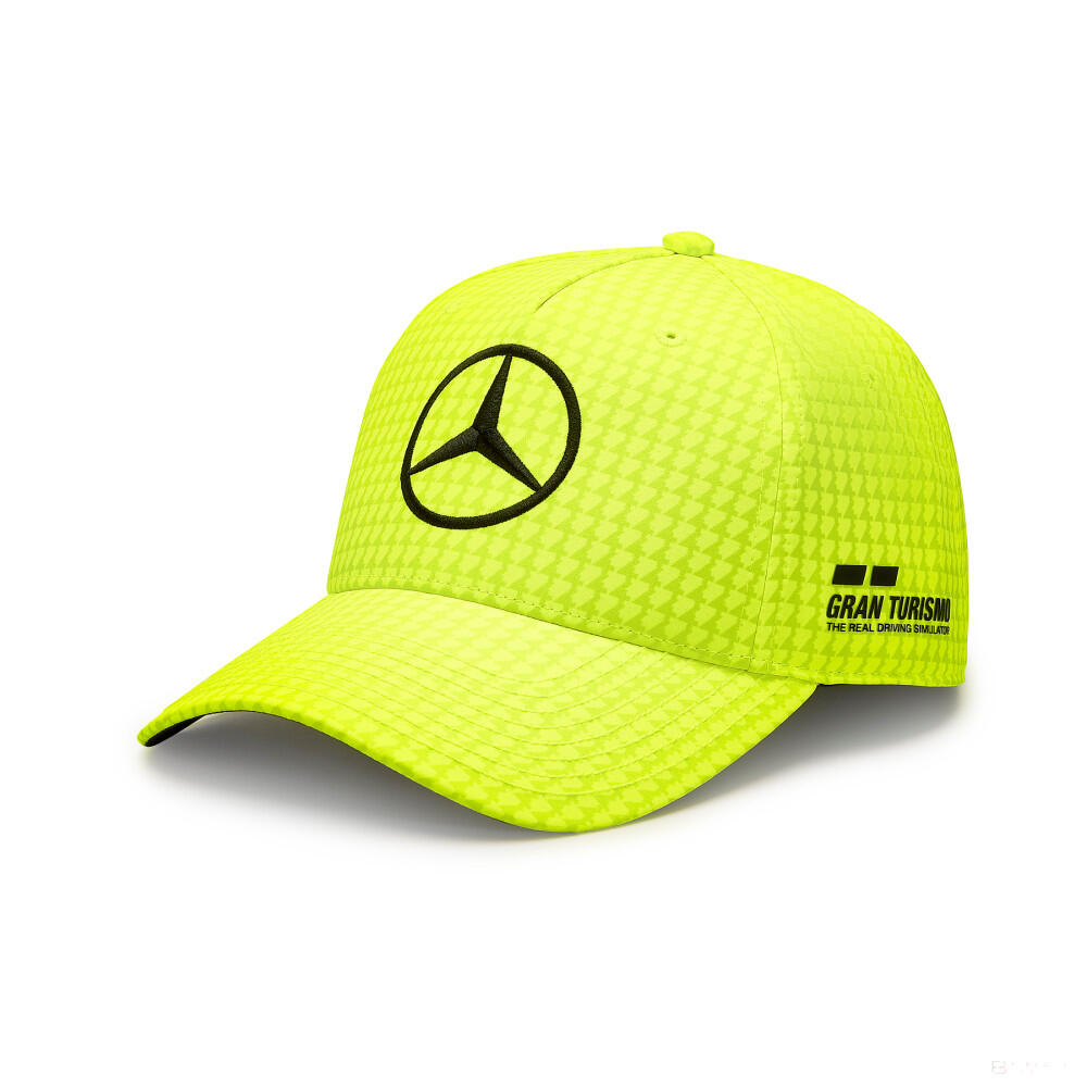 Gorra Mercedes Map F1 Lh Col Driver Bb, unisex, color amarillo neón 2/4