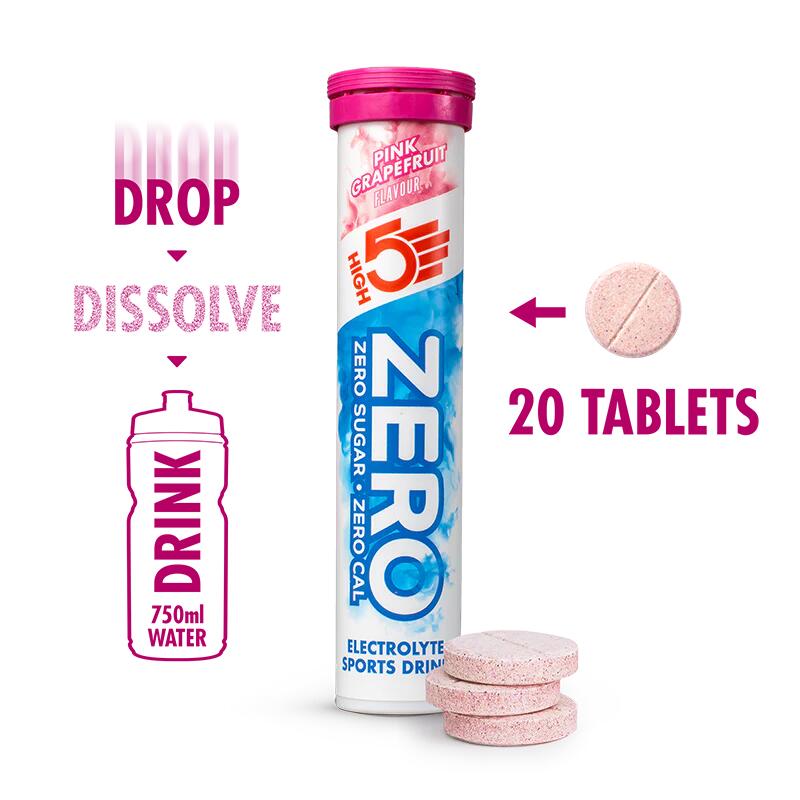 ZERO Sport electrolyte pezsgőtabletta 20db, Pink Graphefruit íz