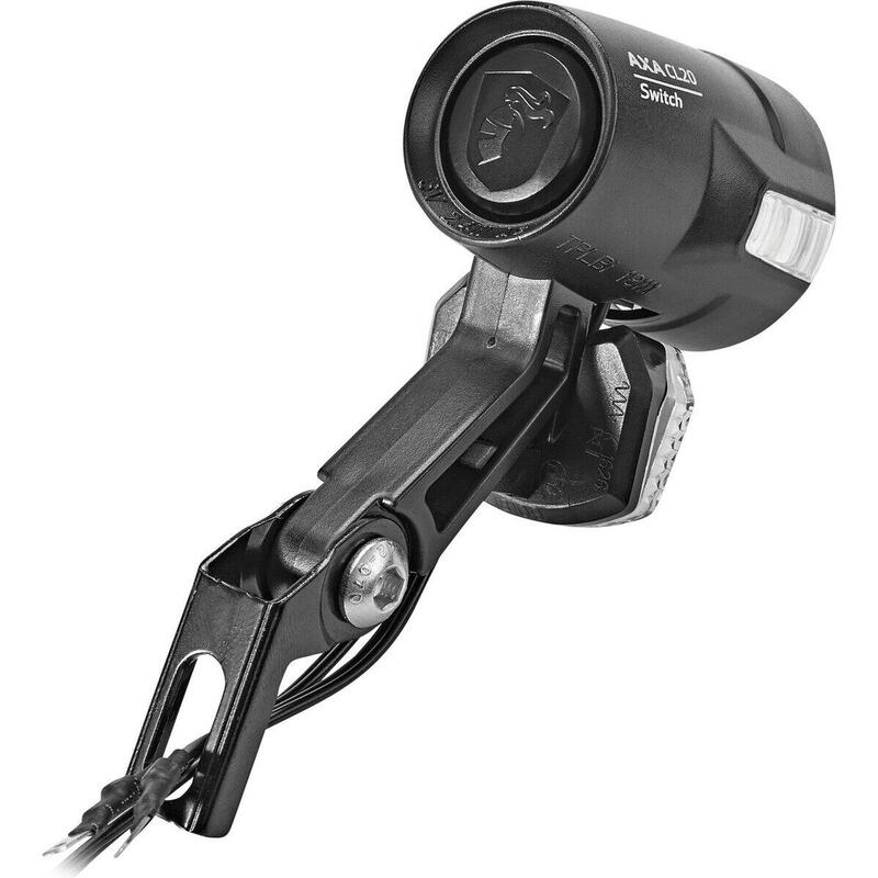 Lumină față bicicletă AXA Compactline 20 Switch, 20 lux (6V).
