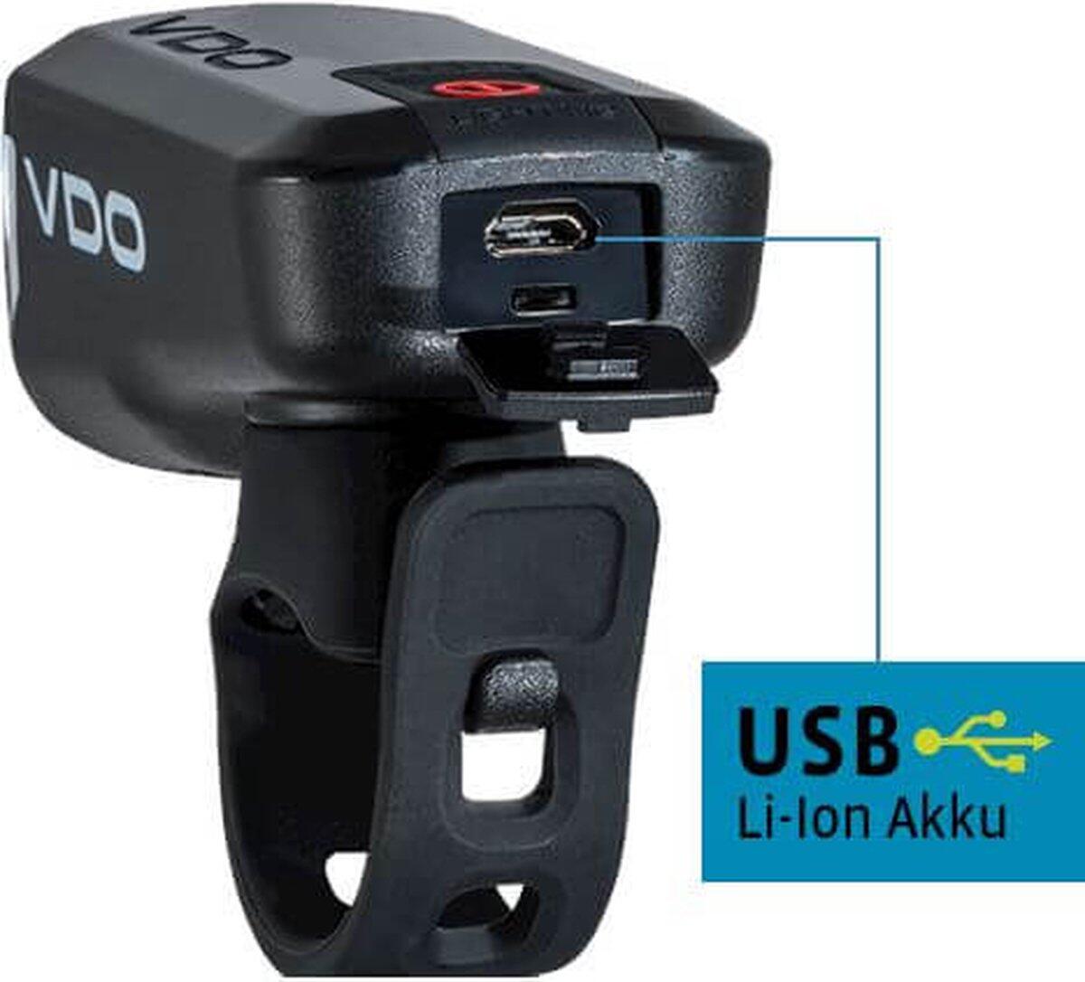 Busch & Muller VDO Eco Light M30 faro anteriore LED USB 30 Lux Li‑ion. 2/6