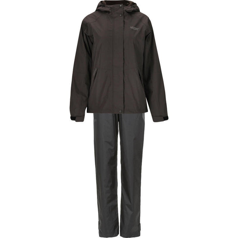 Regenanzug Carlene Wandern/Outdoor/Trekking Damen Shale Mud Wasserdicht