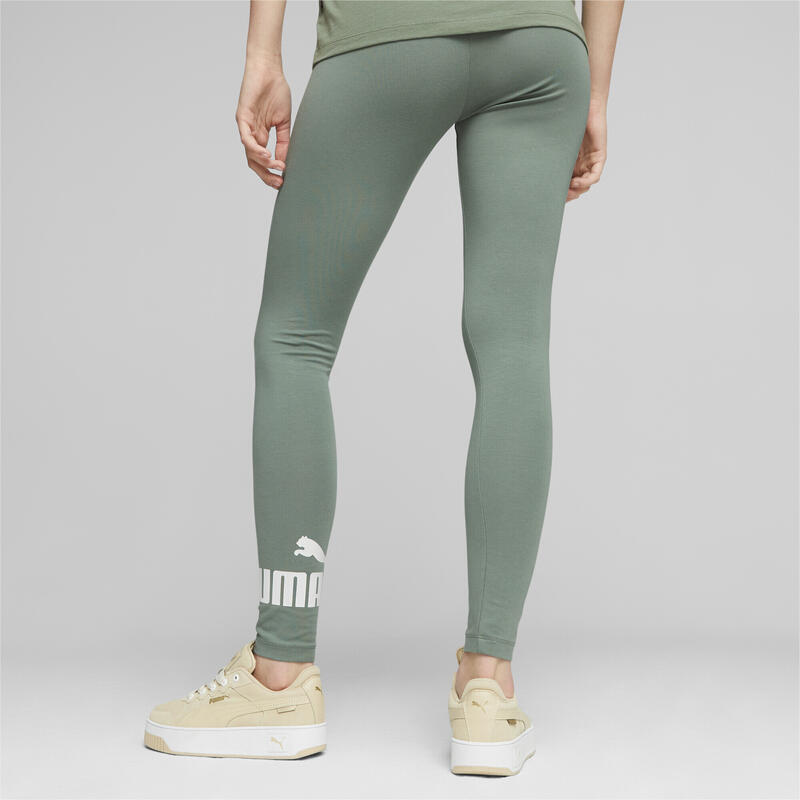 Essentials legging met logo dames PUMA Eucalyptus Green