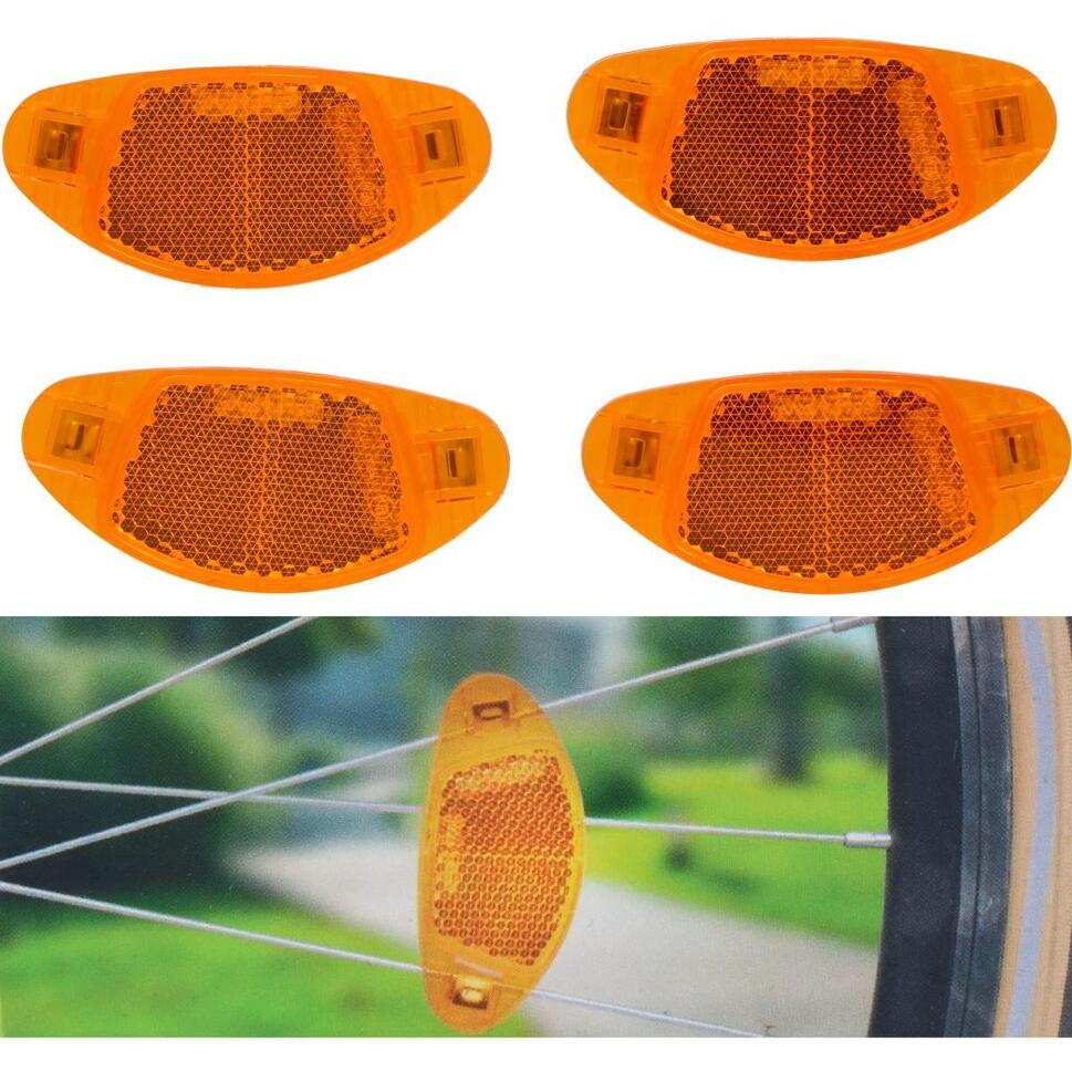 Odblaski na koła rowerowe Dunlop 4 szt.