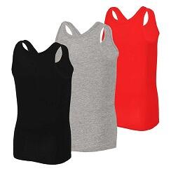 Apollo (Sports) | Chemise enfant | Multi Rouge | Taille 122/128 | 6-Pack