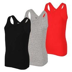 Apollo (Sports) | Chemise enfant | Multi Rouge | Taille 122/128 | 6-Pack