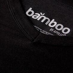 Apollo (Sports) - Bamboe T-Shirt Heren - V-Hals - Zwart - Maat S - 4-Pack 4/5