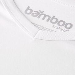 Apollo (Sports) - Bamboe T-Shirt Heren - V-Hals - Wit - Maat XL - 4-Pack