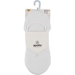 Apollo (Sports) - Sport Footies - Unisex - Wit - 42/47 - 6-Pack - Voordeelpakket 5/5