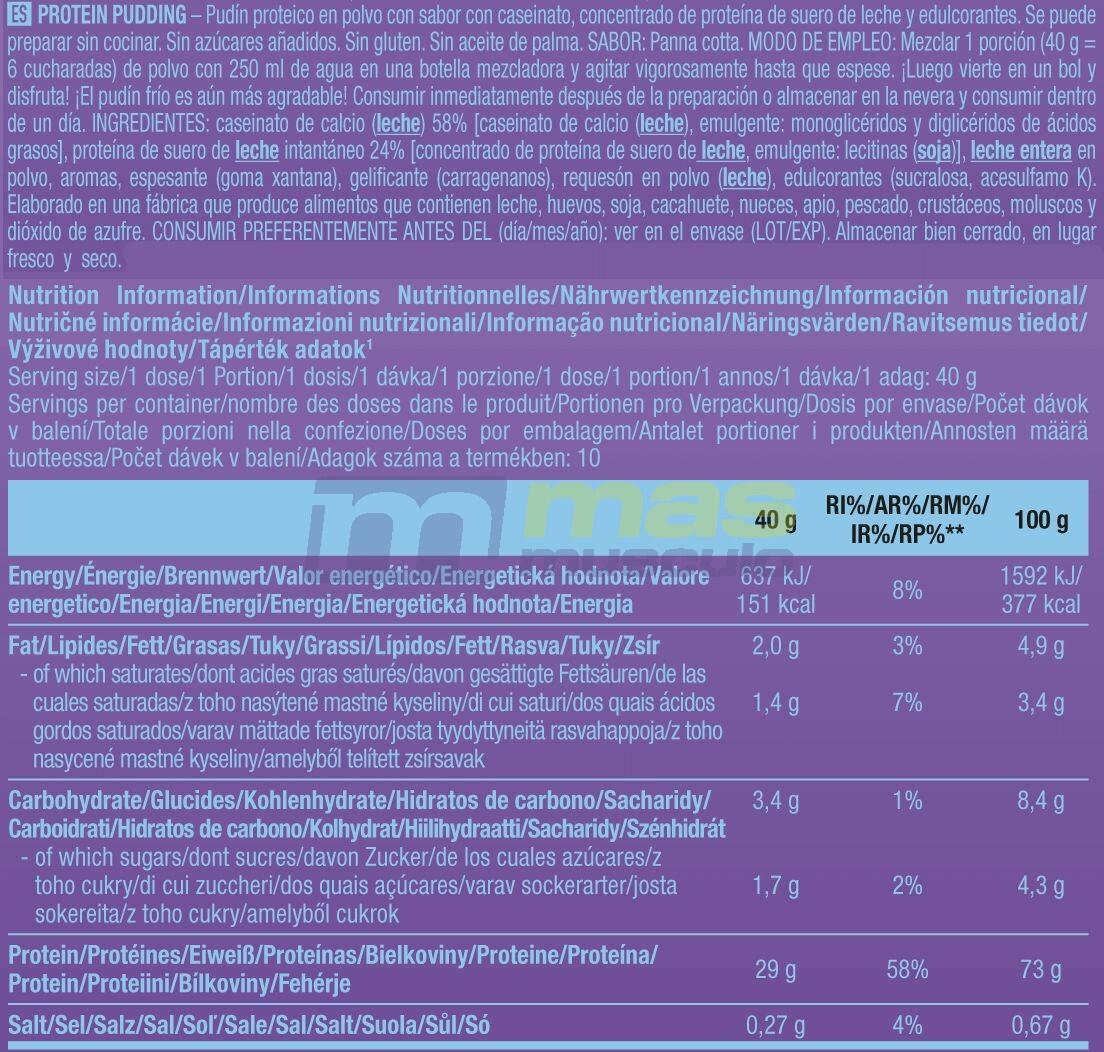 Protein Pudding - 400g Panna cotta Scitec Nutrition 4/4
