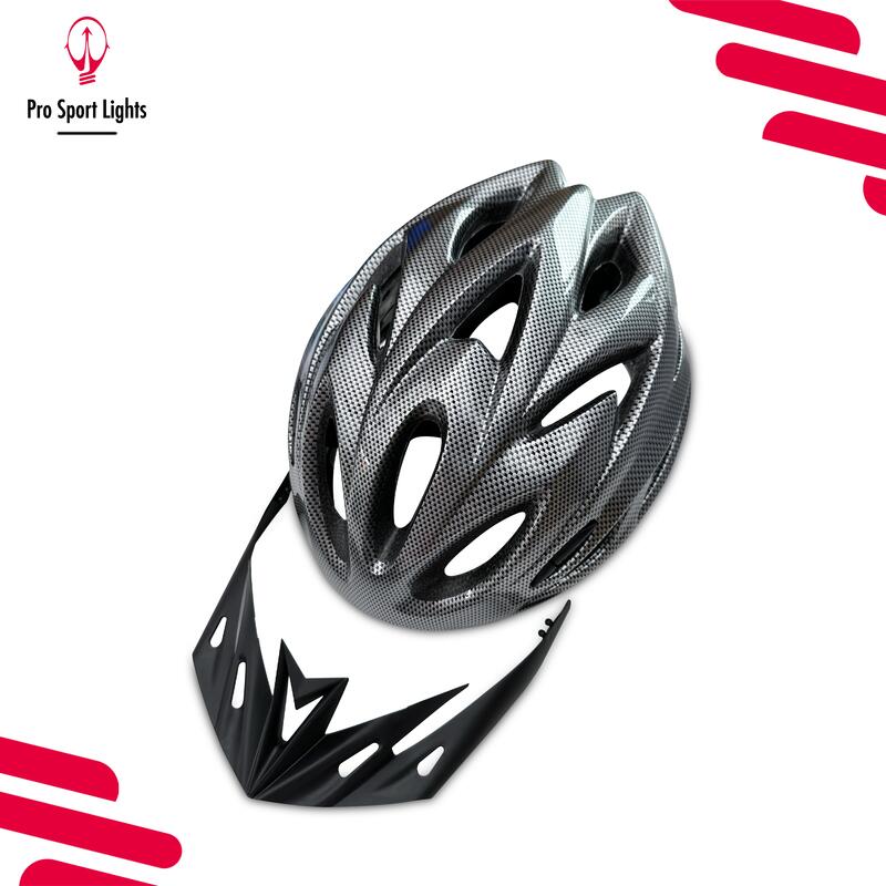 Casque de cyclisme Hommes/Femmes - Carbon Look - All-round