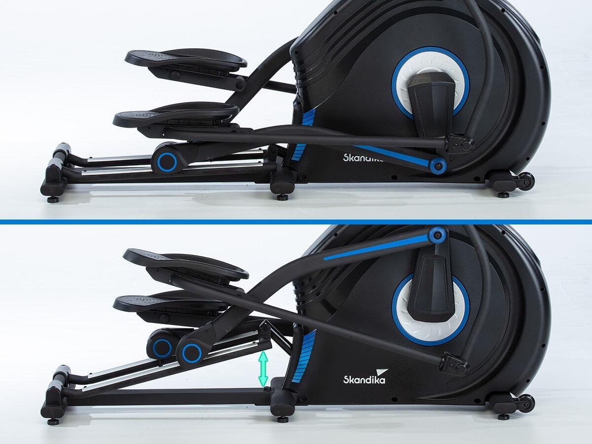 Vélo elliptique  connecté Cardio Cross Carbon Conqueror - Bluetooth -Console LCD 5/8