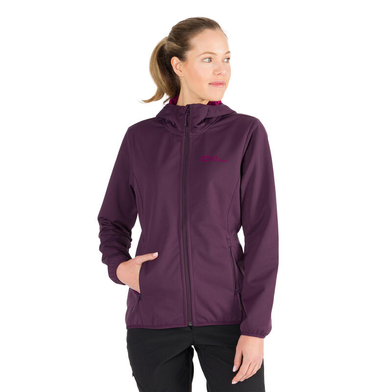 Jachetă softshell pentru femei Jack Wolfskin Windhain Hoody