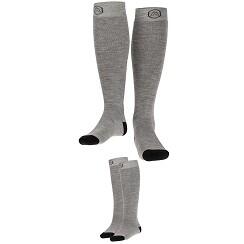 Apollo (Sports) | Chaussettes de ski unisexes | Gris | 35/38 | 4-Pack