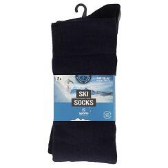 Apollo (Sports) | Chaussettes de ski unisexes | Noir | 39/42 | 4-Pack