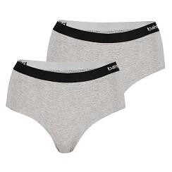 Apollo (Sports) - Dames Hipster Bamboe - Grijs- Maat L - 4-Pack - Voordeelpakket 2/5