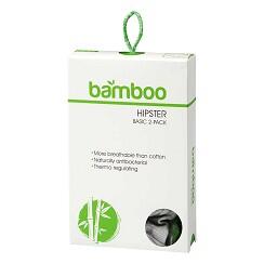 Apollo (Sports) - Dames Hipster Bamboe - Grijs- Maat L - 4-Pack - Voordeelpakket 5/5